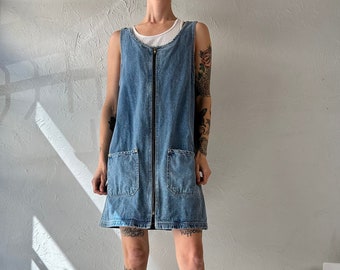 Y2k 'PSC'-denimjurk/medium