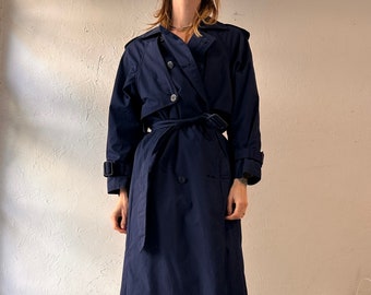 Trench bleu classique « London Towne » vintage / Petit