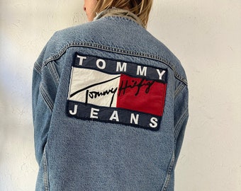 Tommy jeans 90's unisex denim jacket online