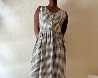 Y2k &#39;Woolrich&#39; Cotton Flannel Check Dress / Large
