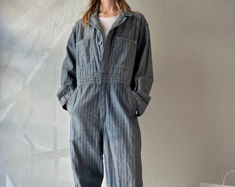 Vintage 'Red Kap' Blauer Overall / Groß