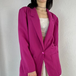 Hot Pink Blazer Etsy Australia