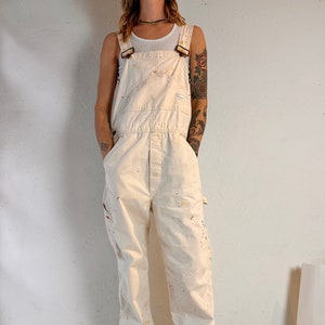 Madewell white overalls deals
