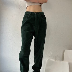 90s 'express' Green Corduroy Trousers / Large -  Australia