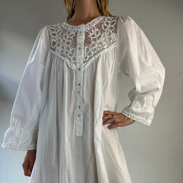 White Peasant Dress Etsy