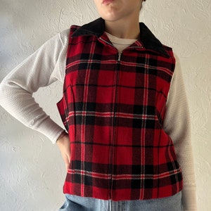 Y2k &#39;Karen Scott&#39; Plaid Vest / Medium