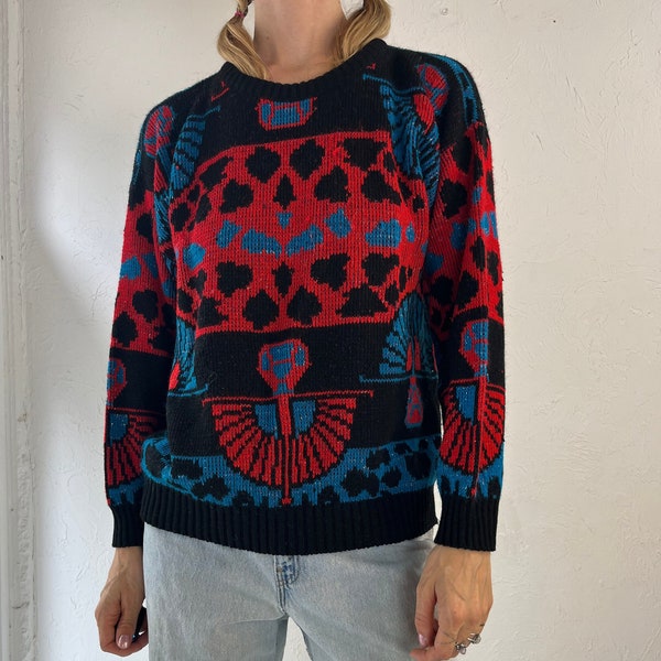 Pull en maille 'Lauren' des années 80 / Moyen