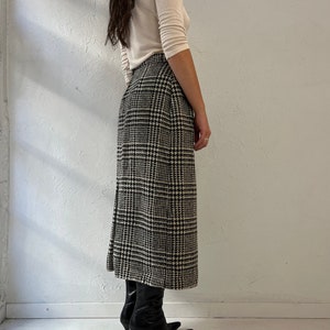 Vintage Tweed Maxi Skirt / Medium