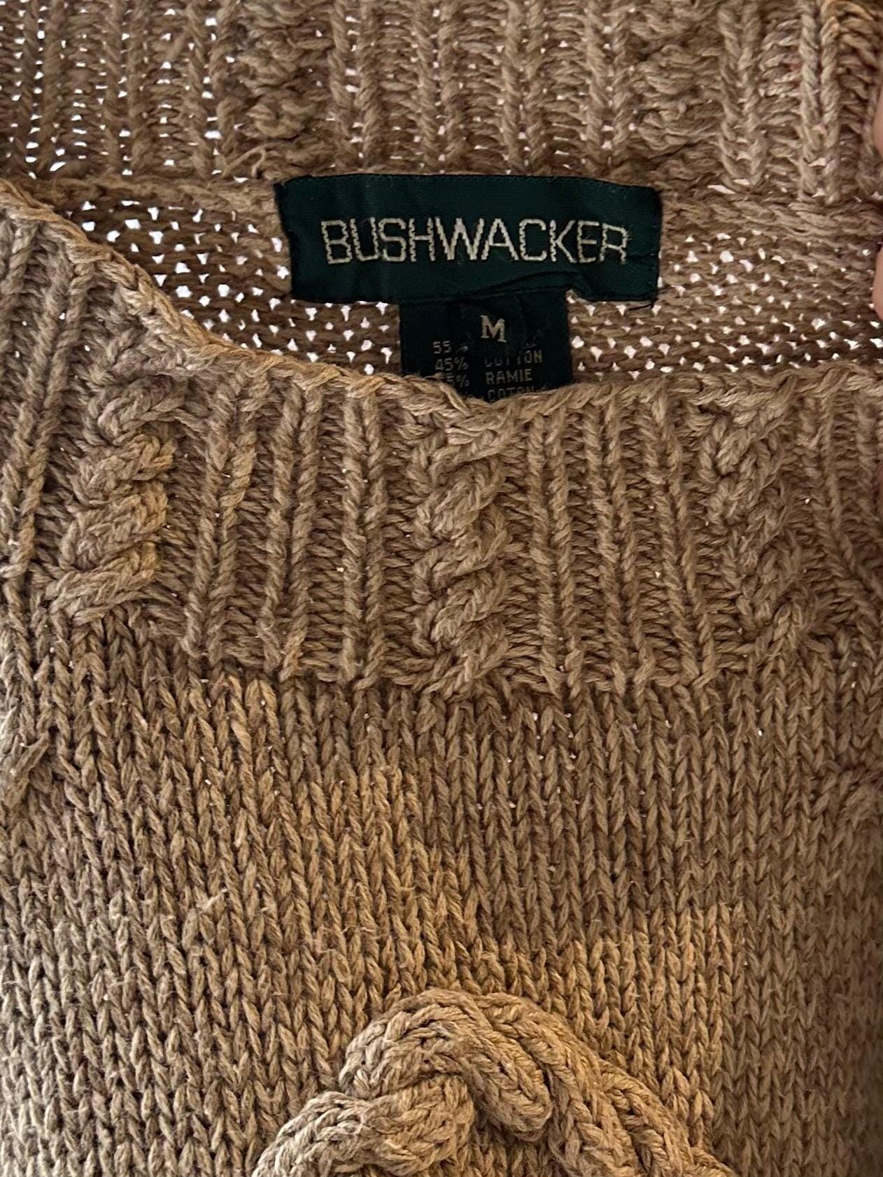 【archive】90s Flower brown knit sweater 90s Floral Sweater - Etsy