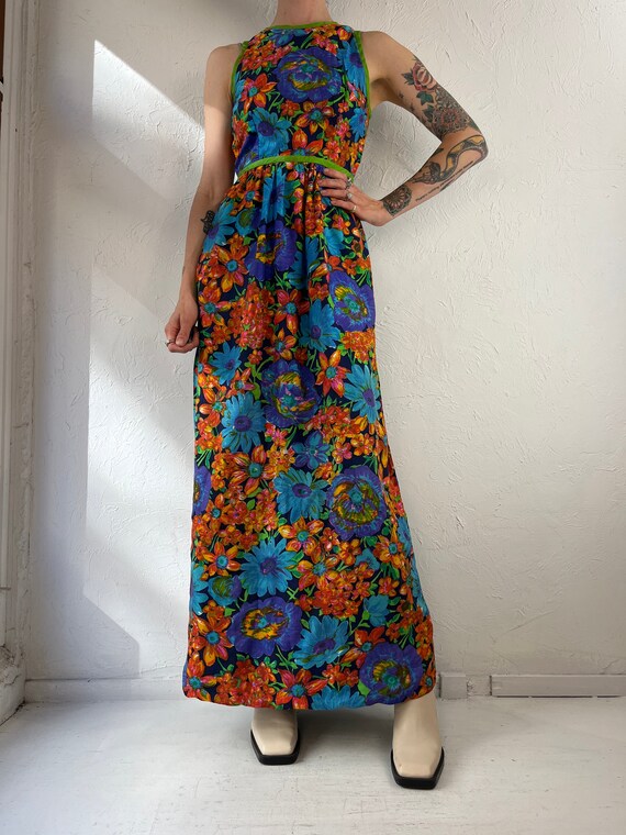 80s floral clearance print