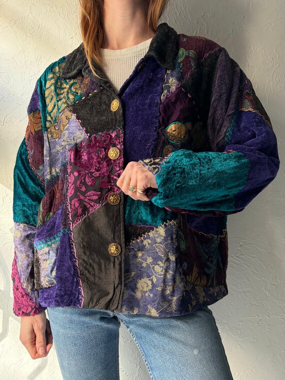 90s 'Tapestry Patch' Jacket / XL - image 2