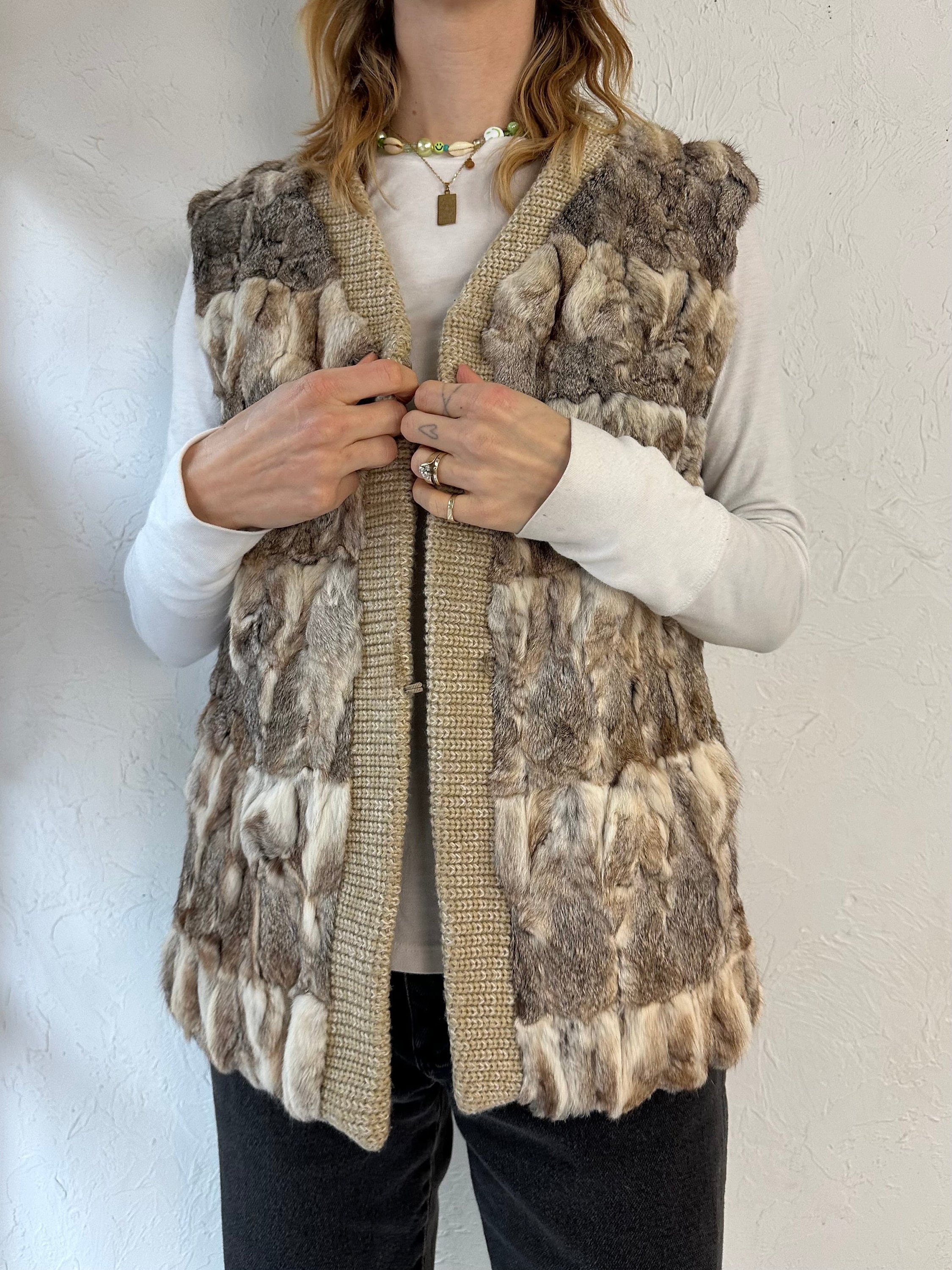 express faux fur vest products for sale | eBay