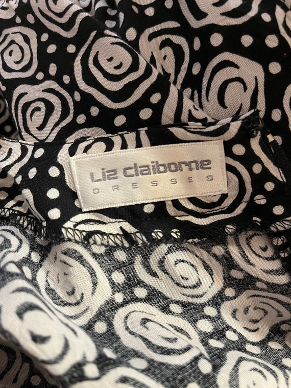 90s 'Liz Clairborne' Rayon Dress / Large - image 7