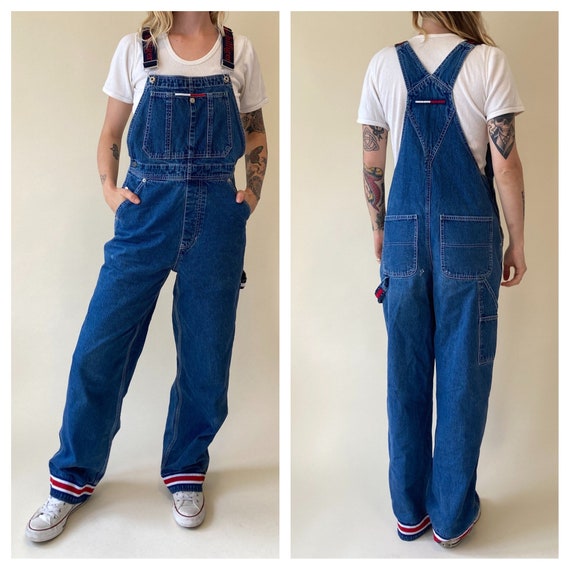 90s Tommy Hilfiger Denim Overalls // Jean Coverall