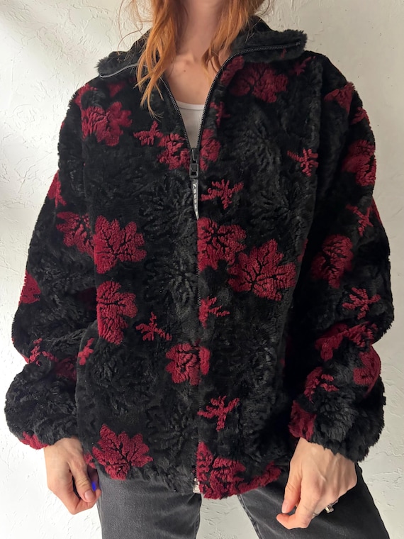 Y2k 'Nanuk' Fleece Bomber Jacket / Large