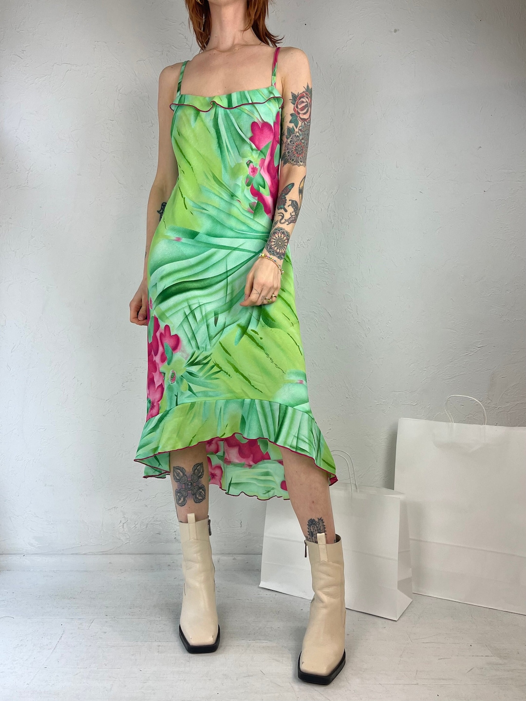 green emerald velvet dress Jessica Simpson womens Spencer Flirty Side Slit Smock Dress, Amazon Floral