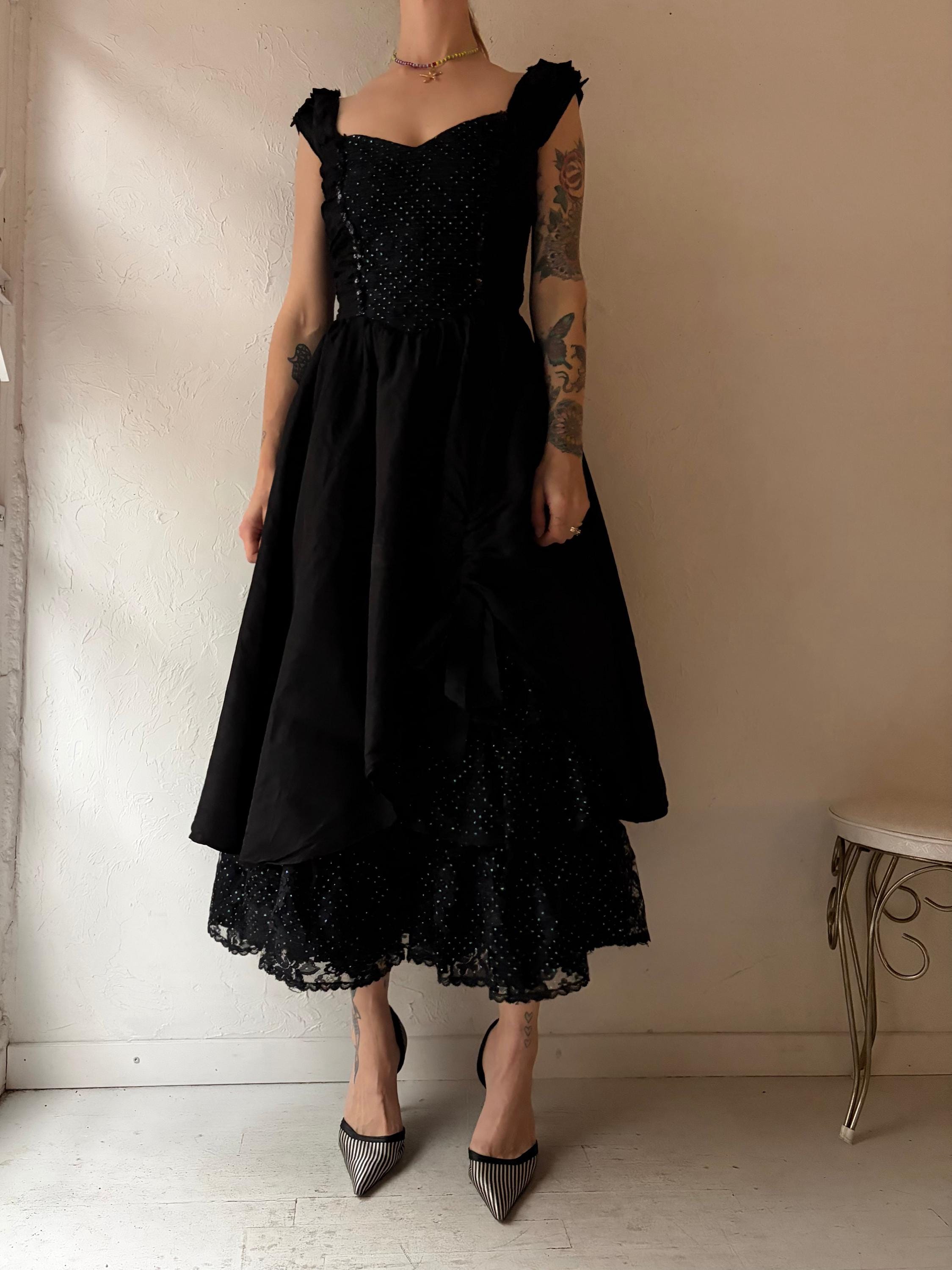 Gunne Sax Black - Etsy Canada