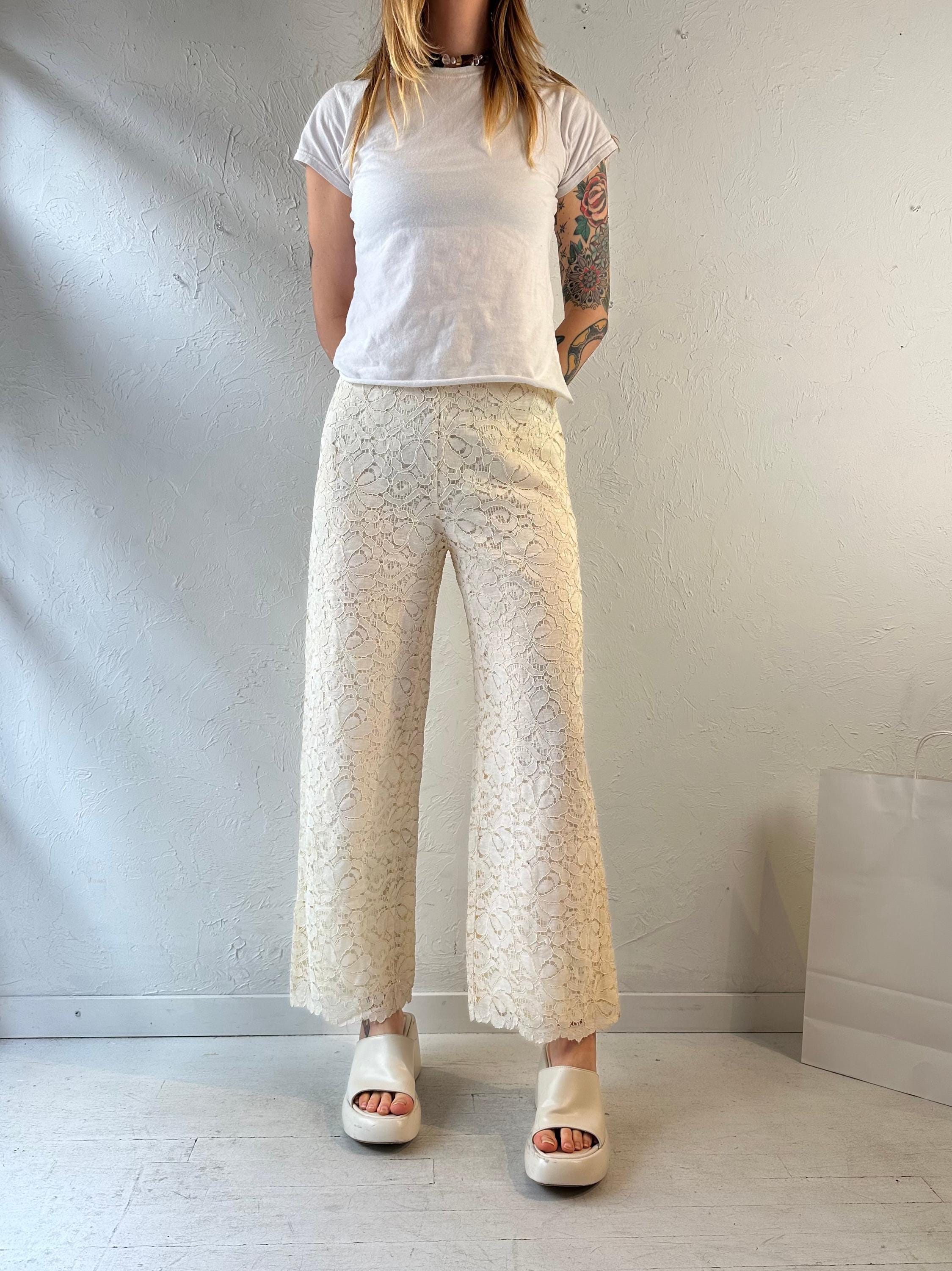 2025公式店舗 Cream Vintage Lace Etsy - Small / Pants パンツ