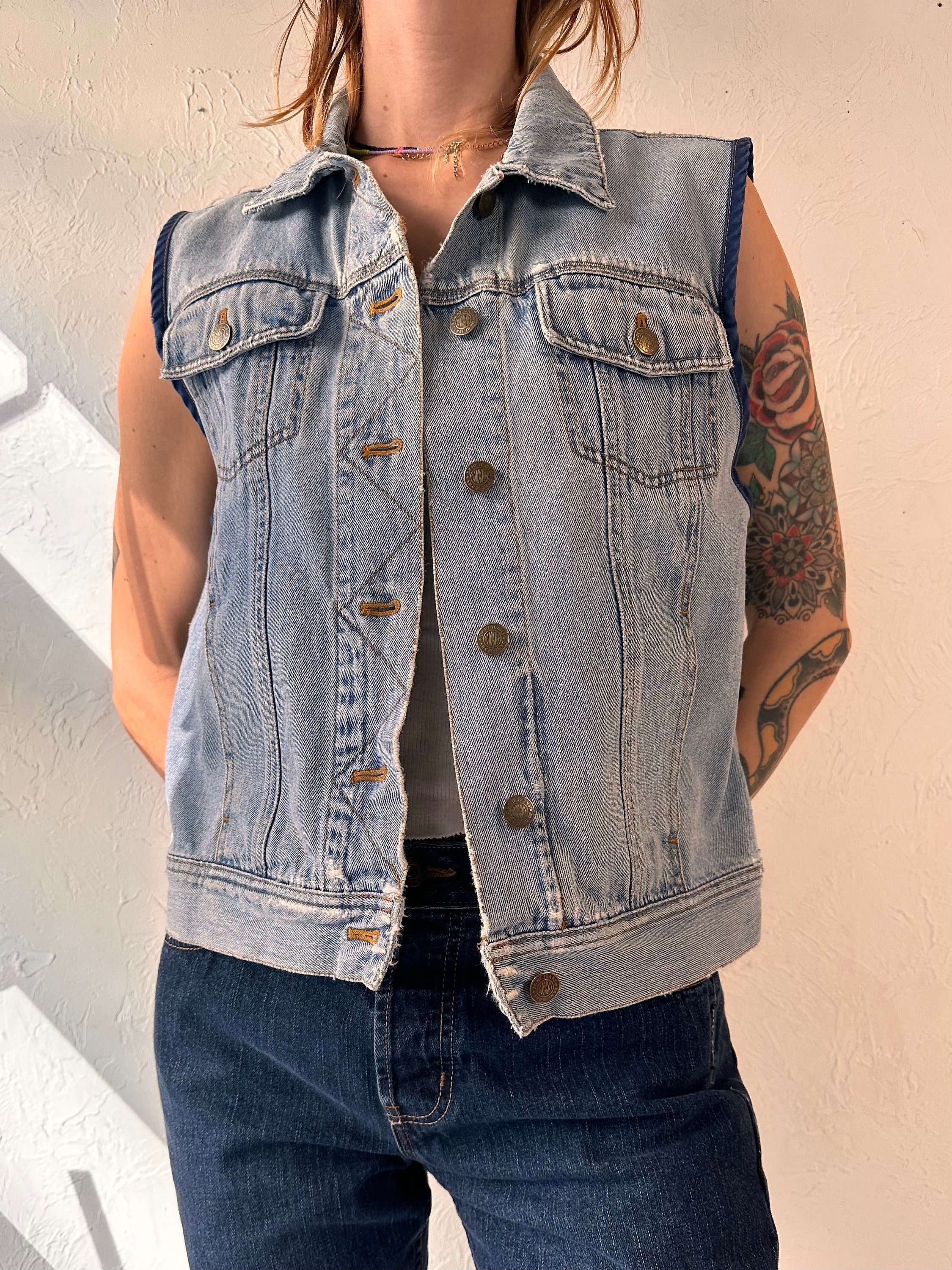 90s 'DKNY' Denim Grunge Core Style Vest / Medium - Etsy UK