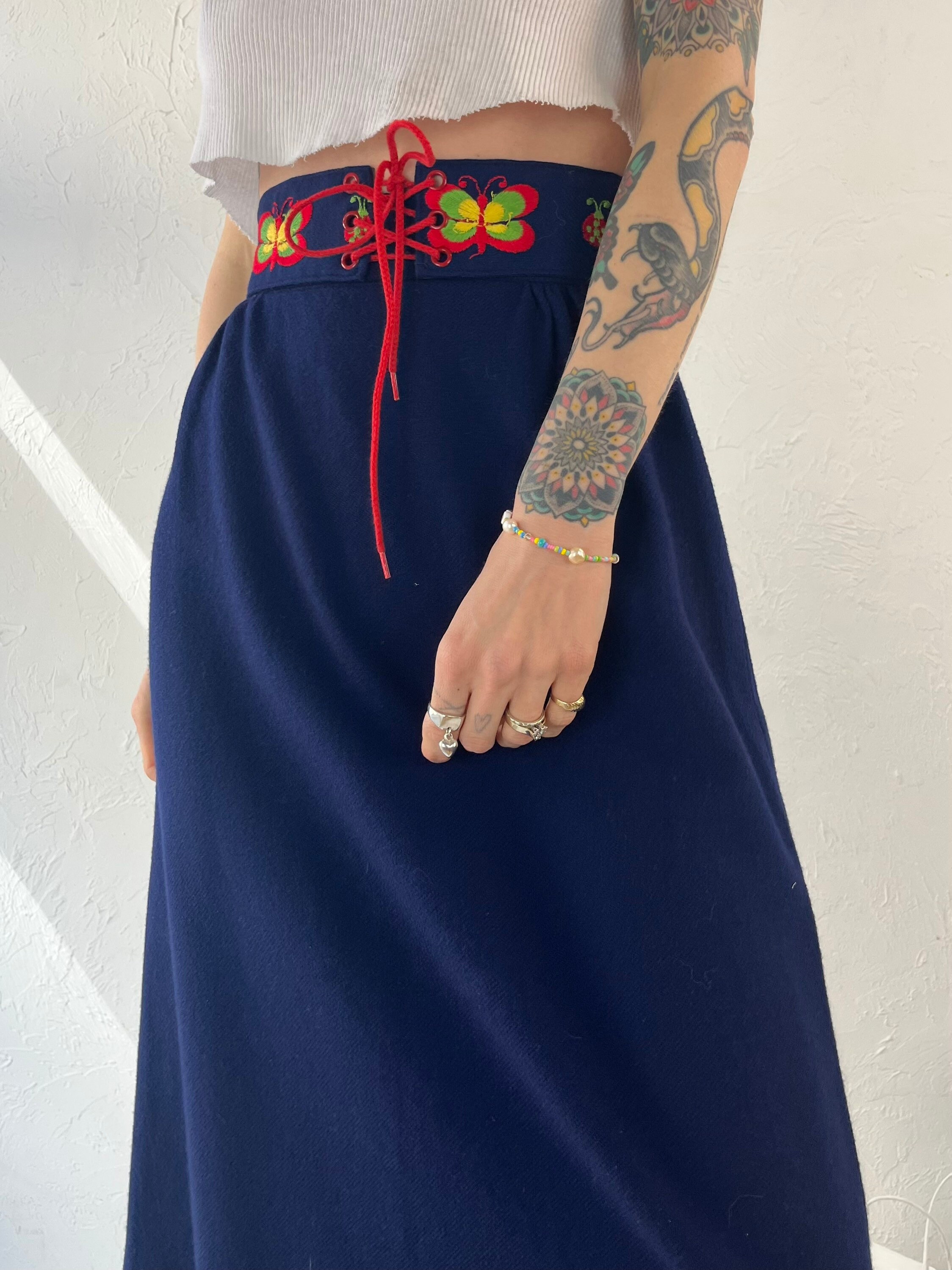 スカート WOOL SKIRT WITH REMOVABLE BELT Skirts | Wool Skirt with Removable Belt and Central Zip