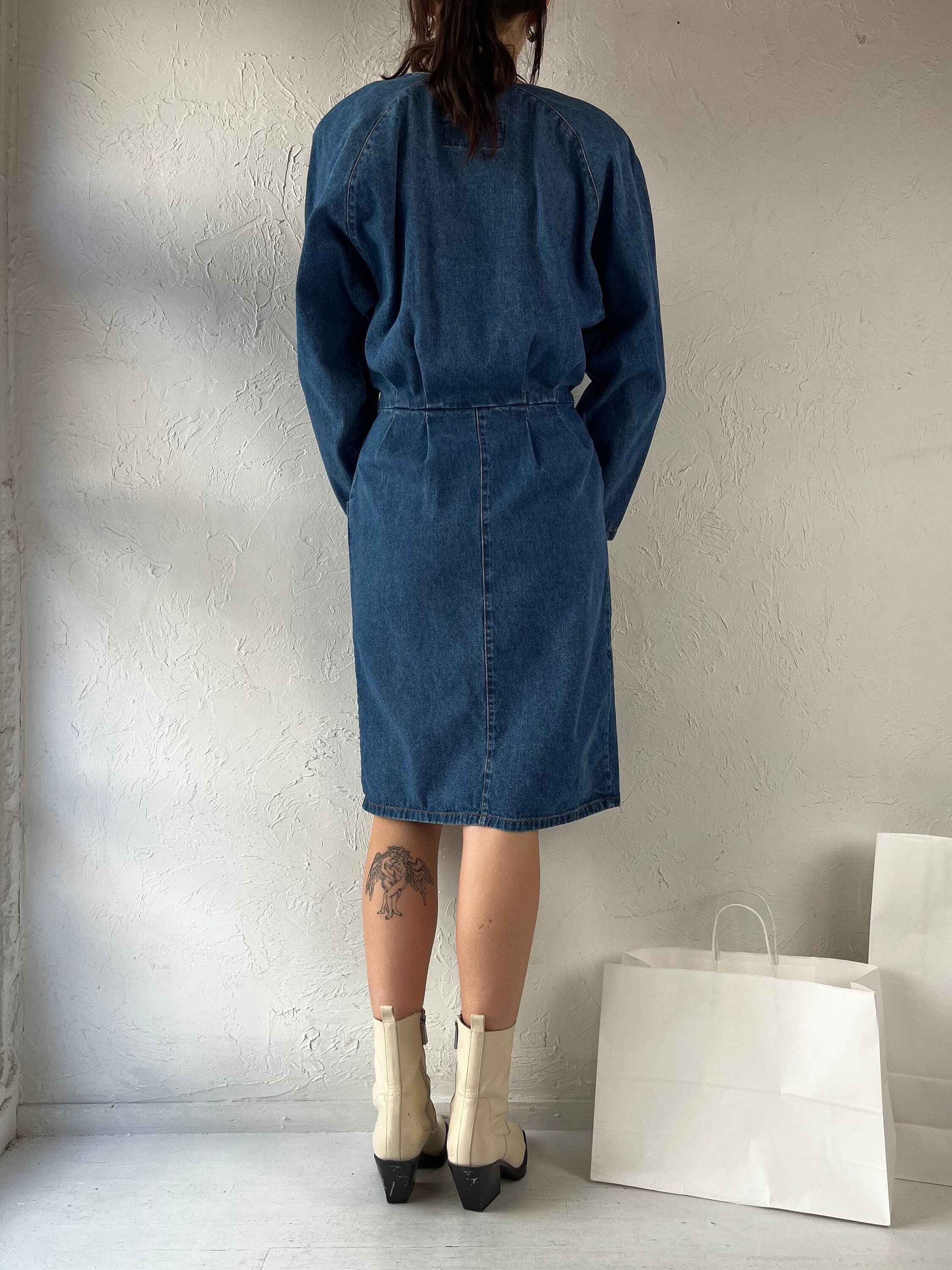 Y2K 'gerard Martin' Denim Dress / Small - Etsy