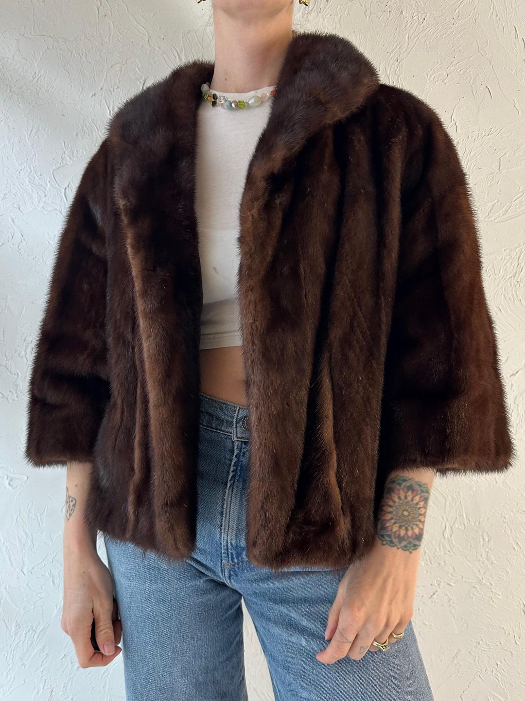 Mink Cropped Jacket 17210