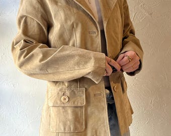 Y2K 'denver Hayes' Suede Leather Jacket / Medium - Etsy Canada