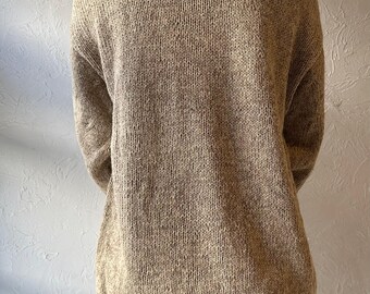 90s 'bushwacker' Floral Knit Sweater / Medium - Etsy