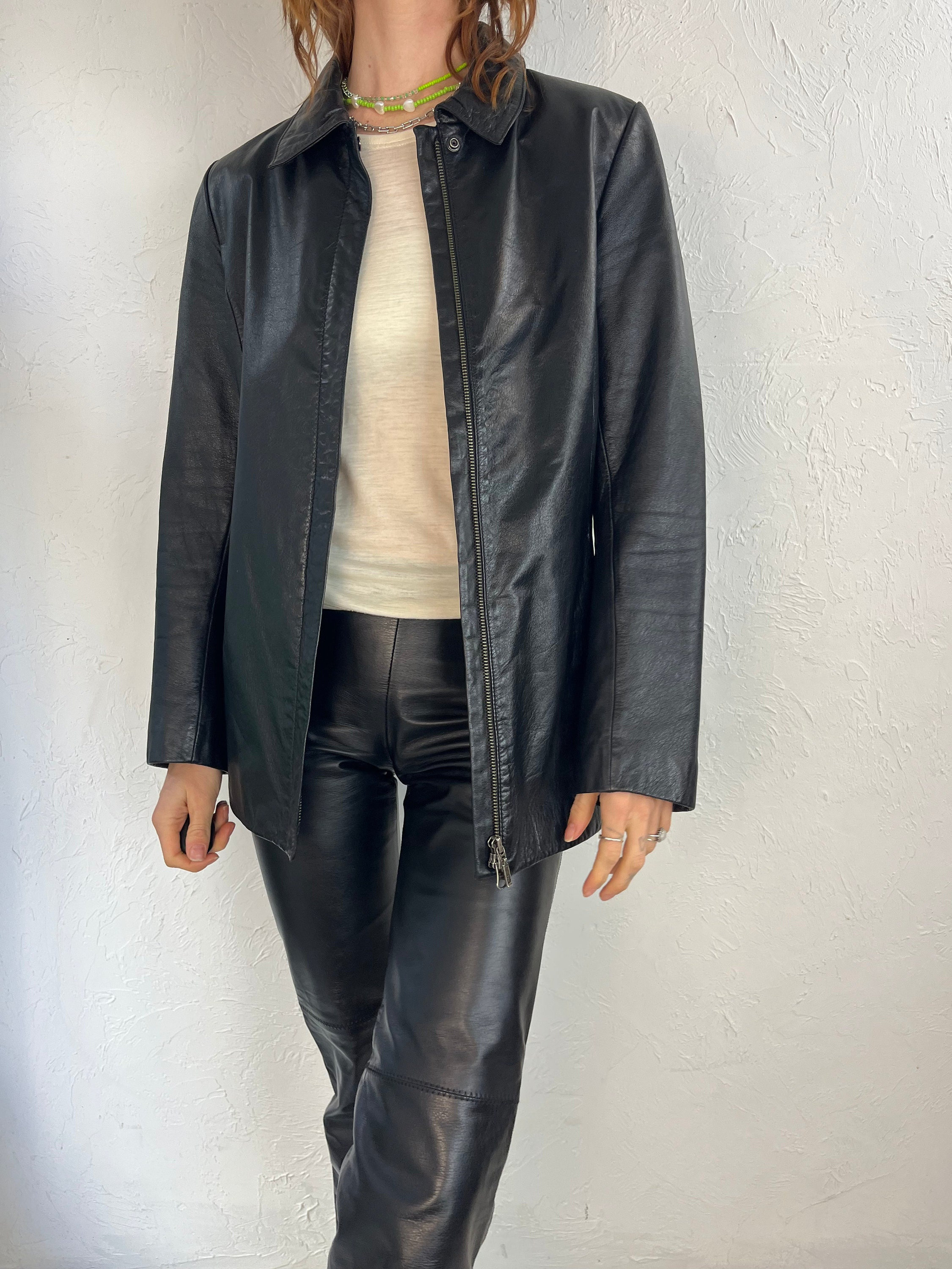 cislys leather coach jacket