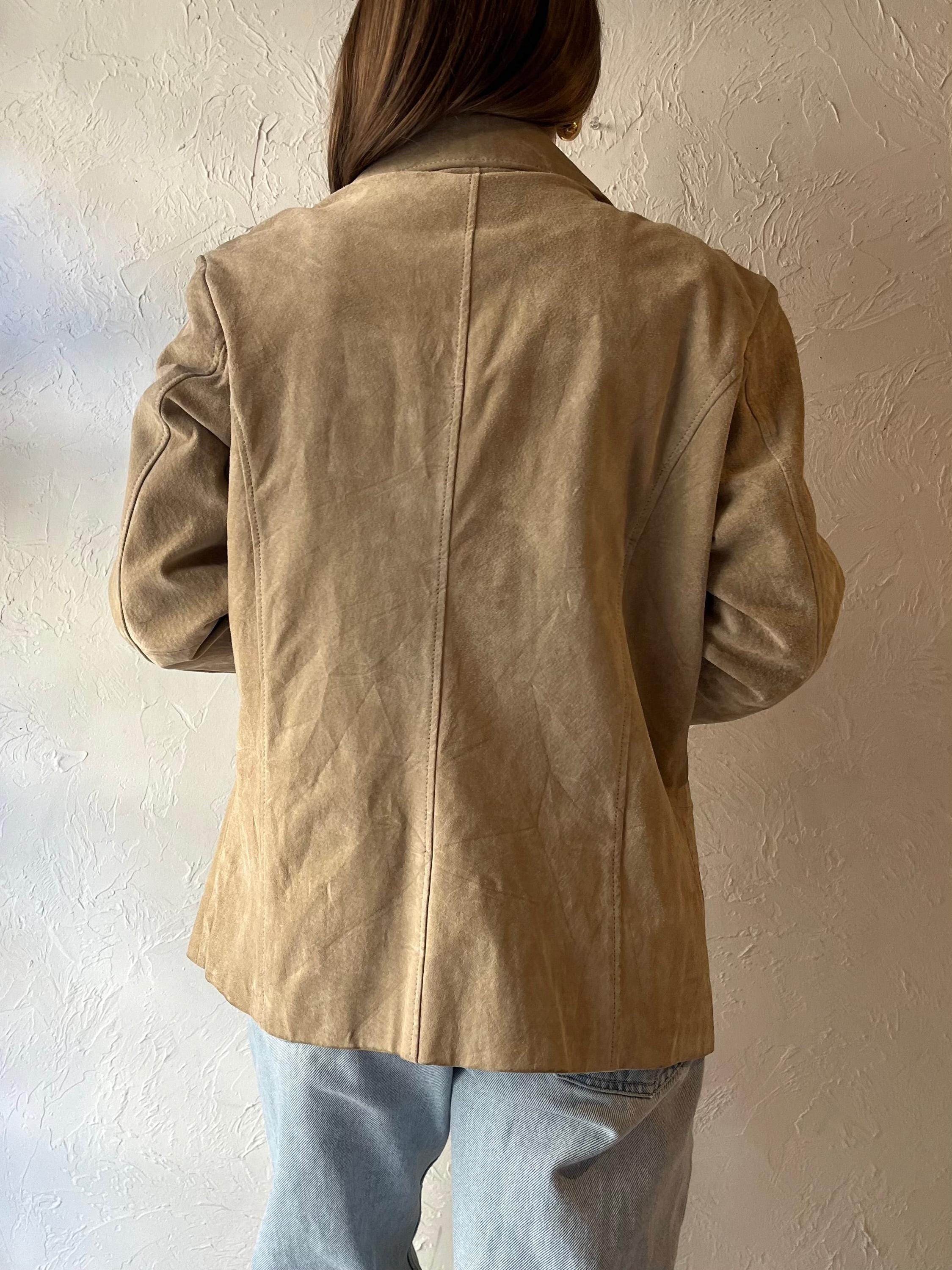 Y2K 'denver Hayes' Suede Leather Jacket / Medium - Etsy Canada