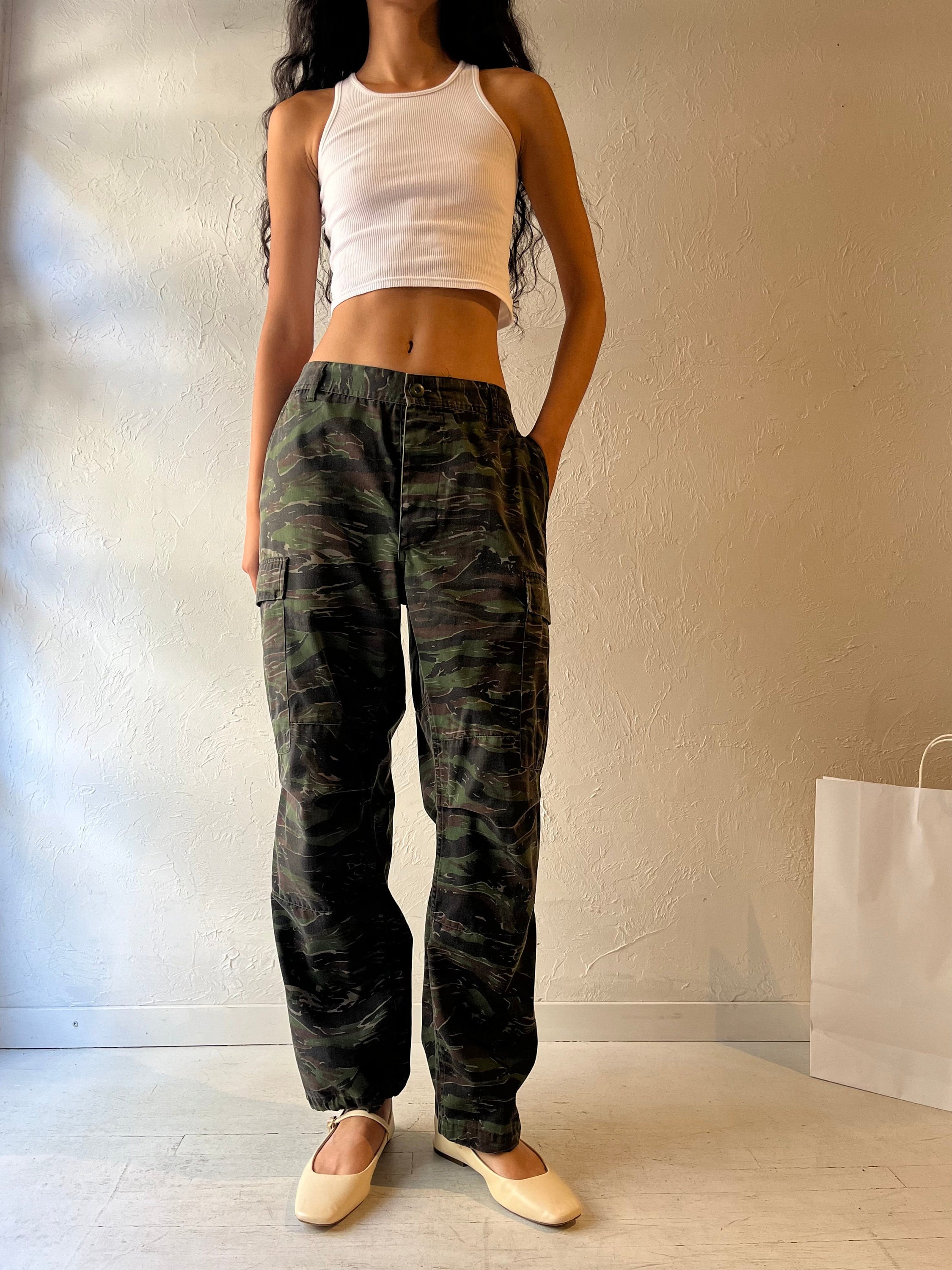 Vintage Camouflage Cargo Pants / Medium - Etsy