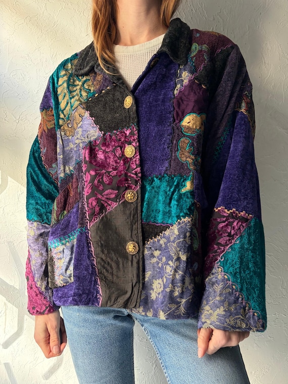 90s 'Tapestry Patch' Jacket / XL - image 1