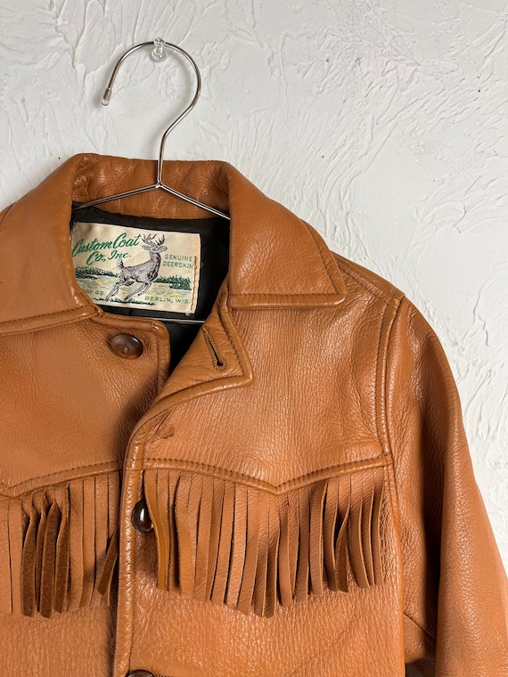 Kids top fringe jacket