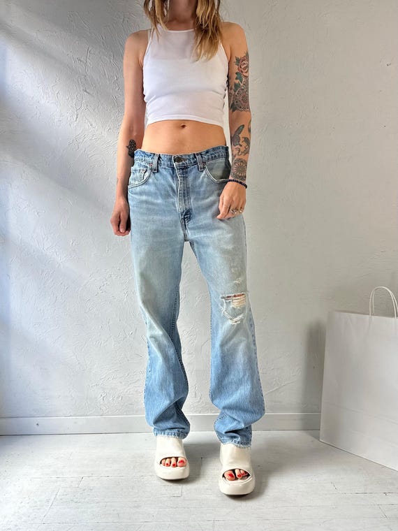 90s 'levi's 516' Light Wash Jeans / Made in Canada / 34 - Etsy