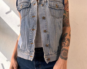 90s 'DKNY' Denim Grunge Core Style Vest / Medium - Etsy UK