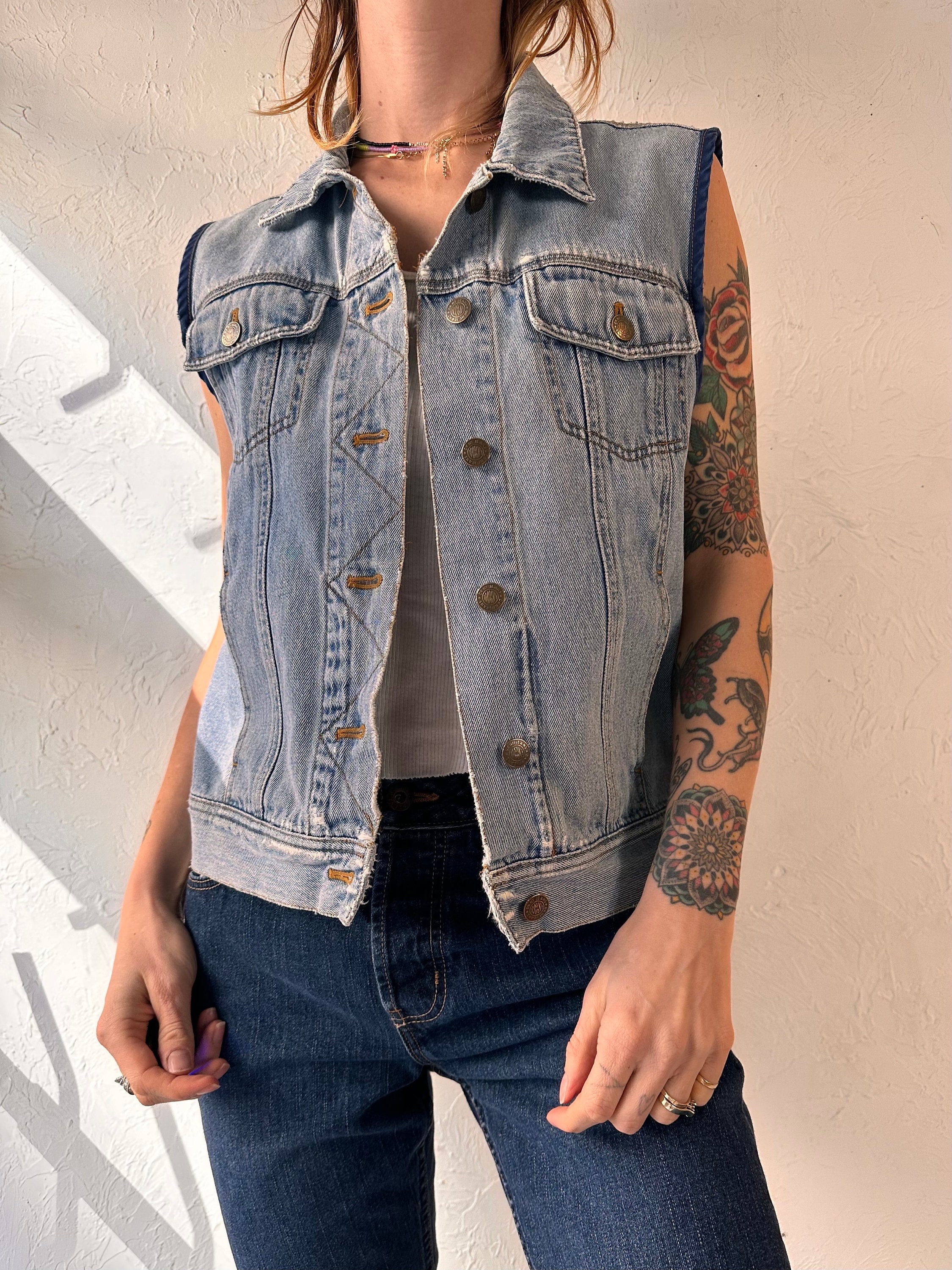90s 'DKNY' Denim Grunge Core Style Vest / Medium - Etsy UK