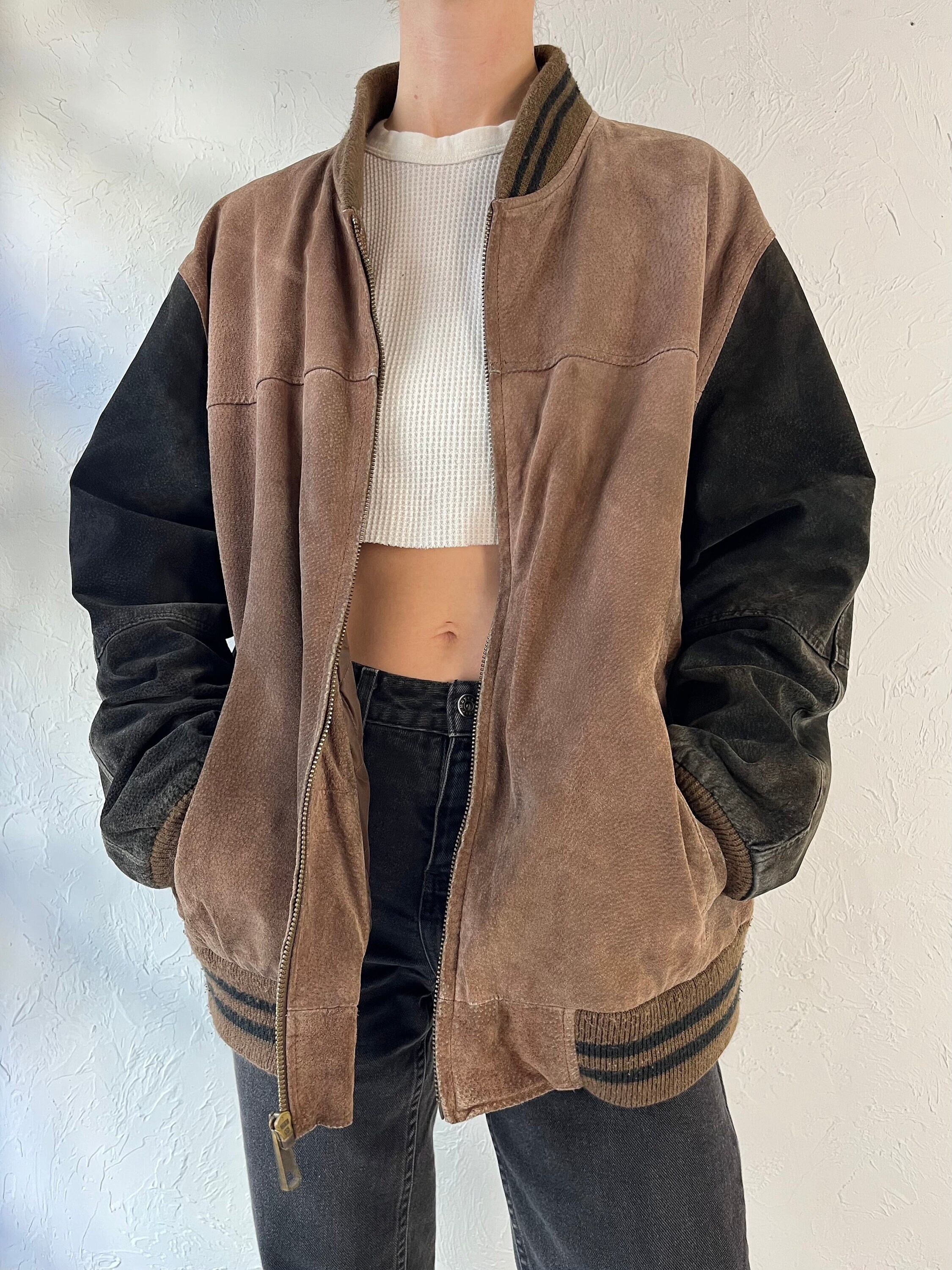 Canada製 y2k nubuck leather blouson XL Canada製 y2k nubuck leather 
