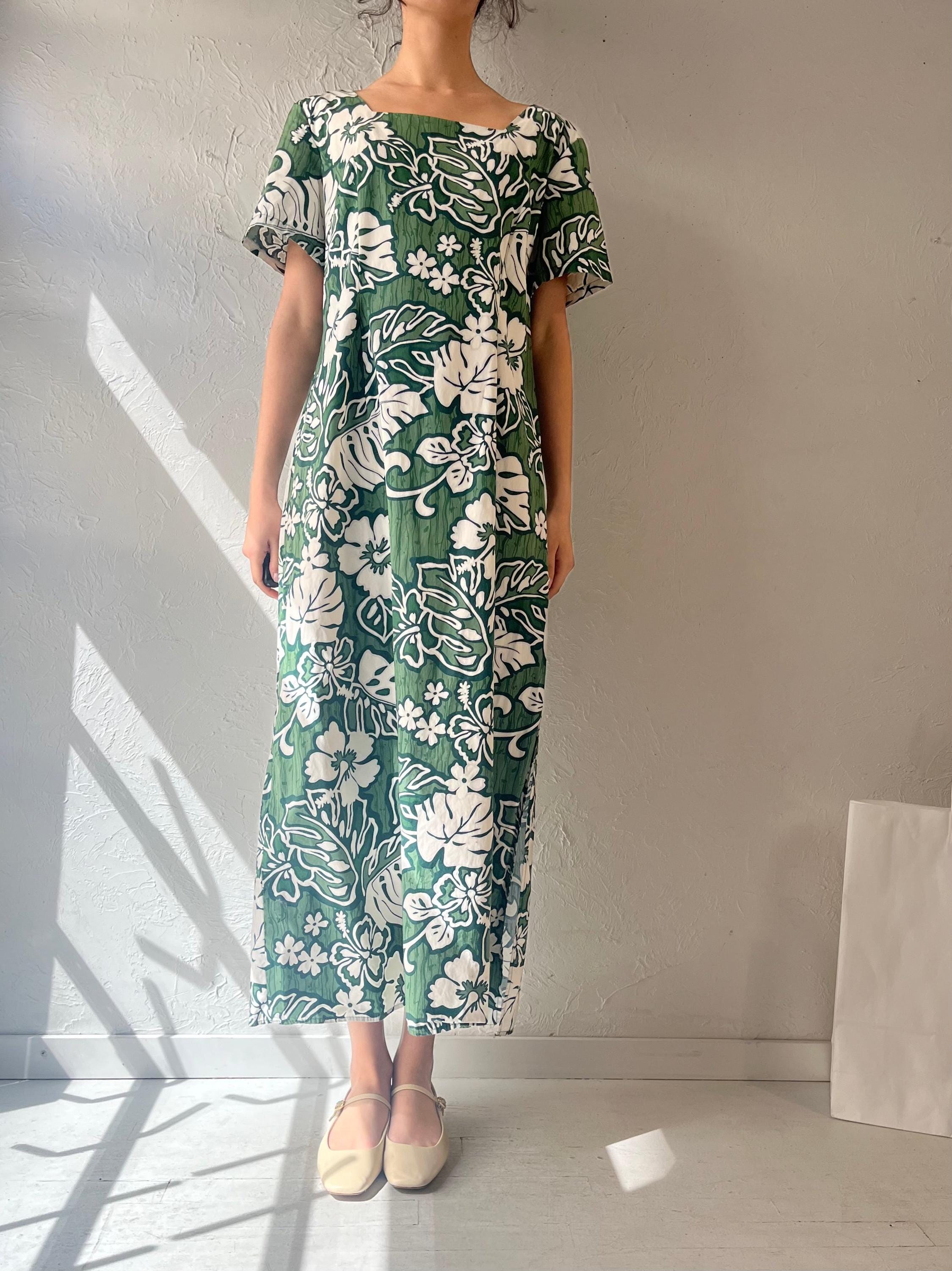 1980s Hawaii Muu Muu Nalii Honolulu 水玉 1980s Hawaii Muu Muu Nalii Honolulu 水玉 1980s Hawaii Muu
