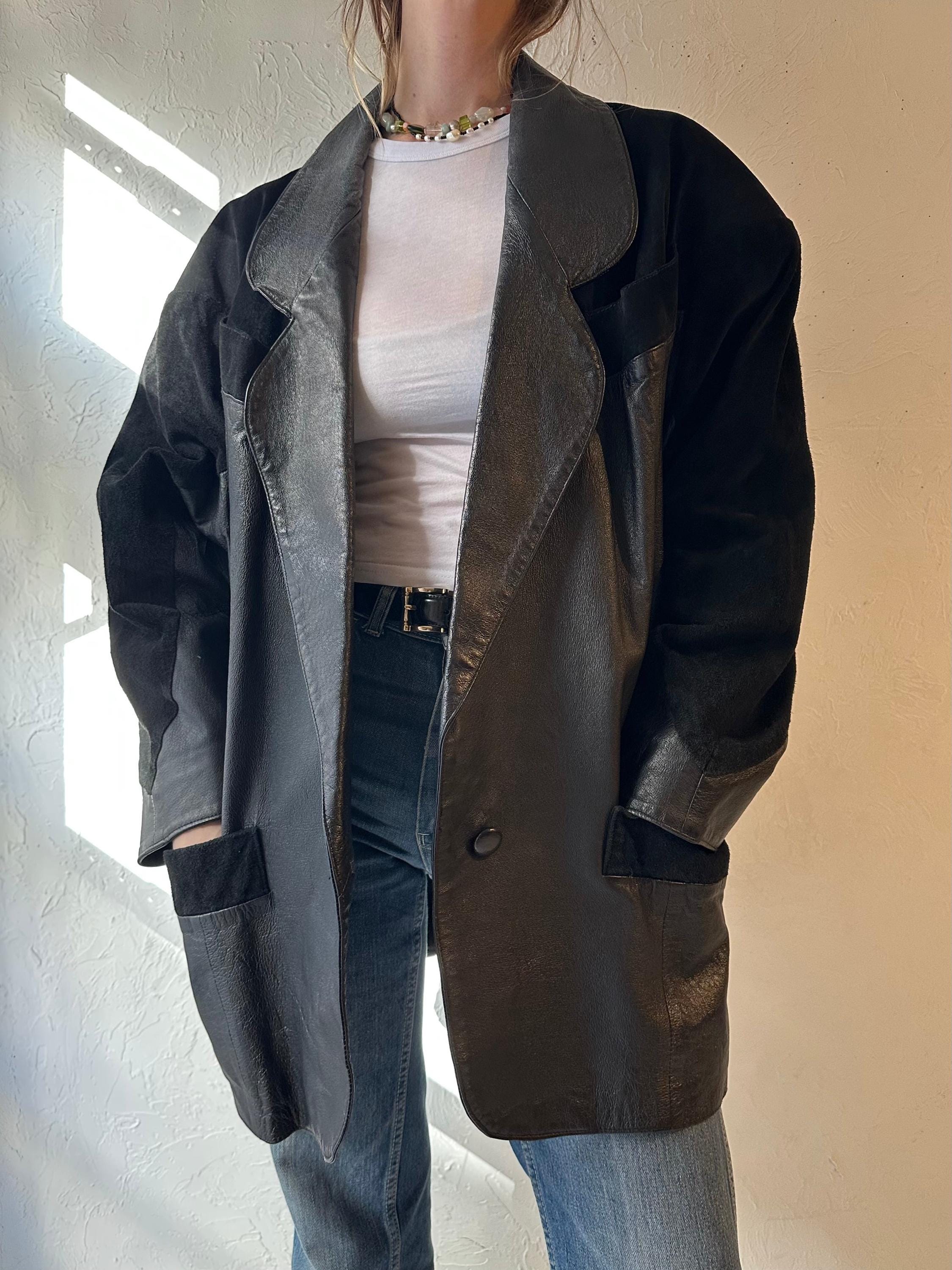 80s LA TANNERIA スエードレザー ウエスタンジャケット キャラメル