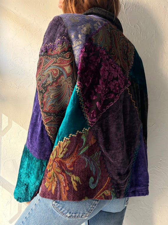 90s 'Tapestry Patch' Jacket / XL - image 5