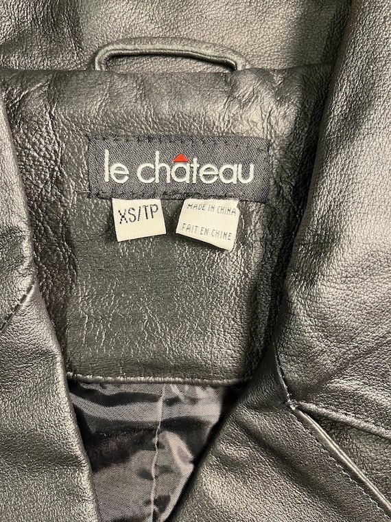 Vintage Women's Black Soft Lamb Leather Zip up Jacket