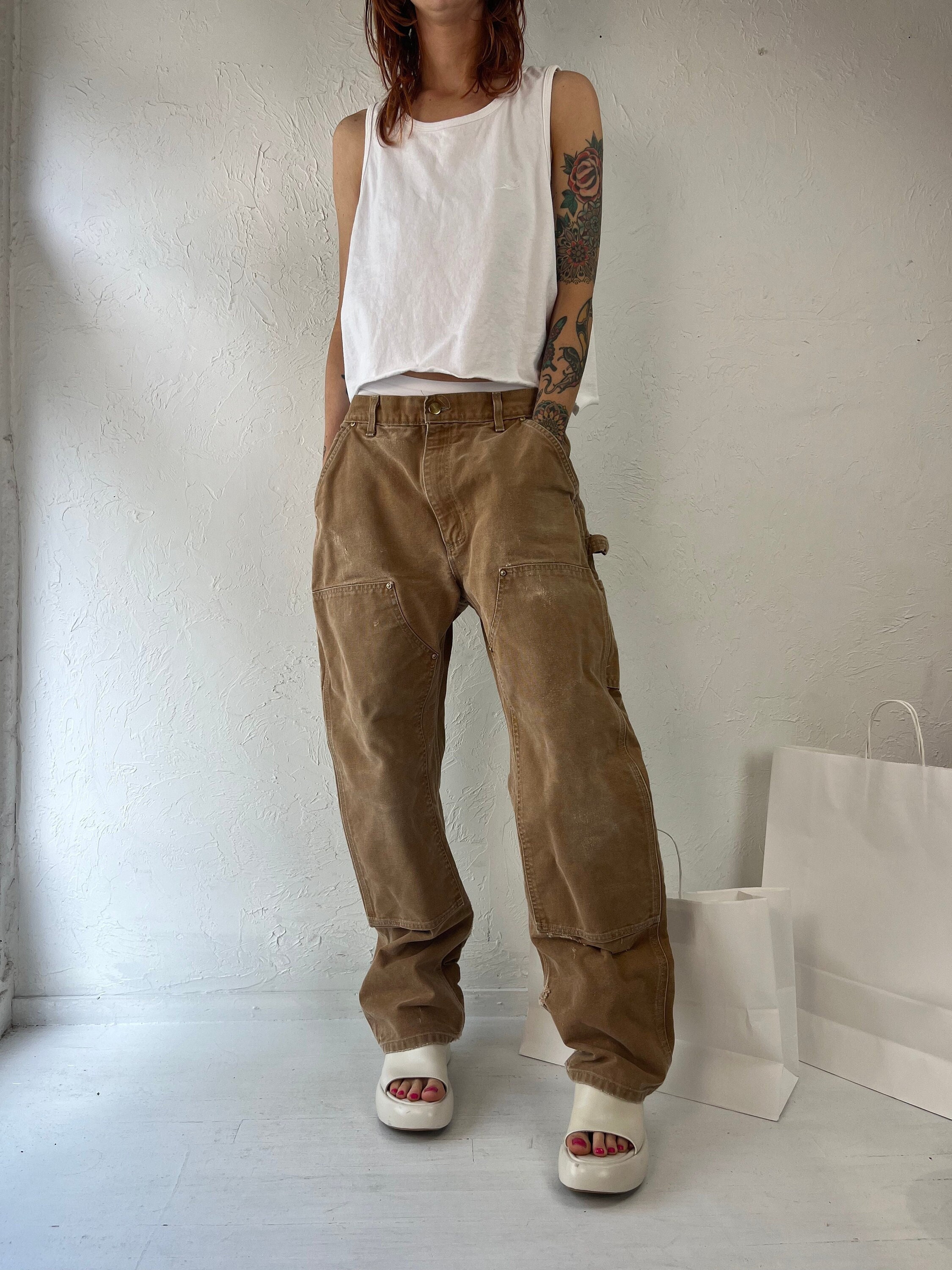 Vintage Carhartt Double Knee Carpenter Pants / Made in USA / - Etsy