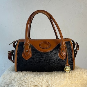 Oryginalna klasyczna skórzana torebka typu satchel marki „Dooney & Bourke” / wyprodukowano w USA
