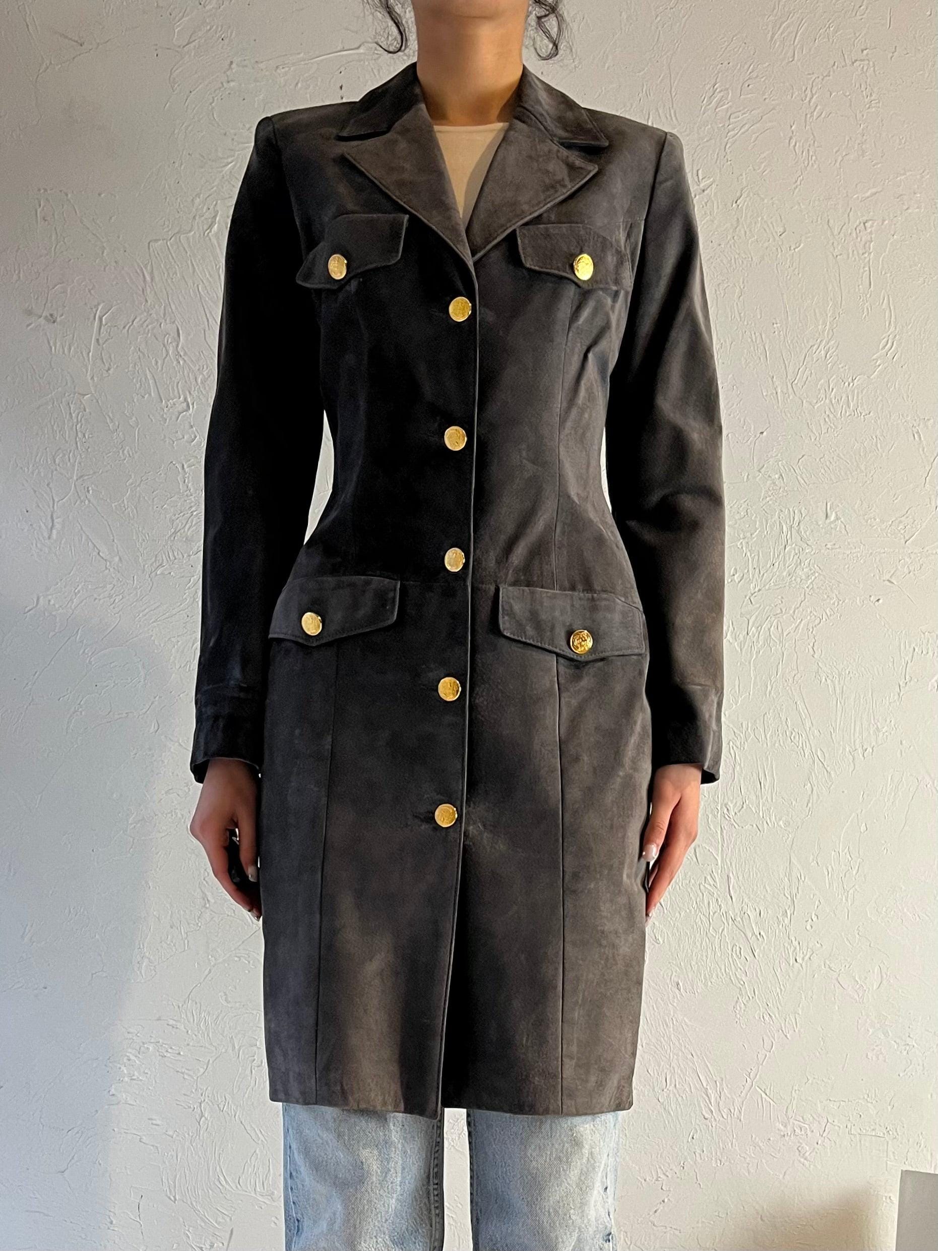 USED　美品！！DANIER　ダニエ　 ダークグリーン　レザートレンチコート 80's フランス軍トレンチコート - Fresh Service NECESSARY or