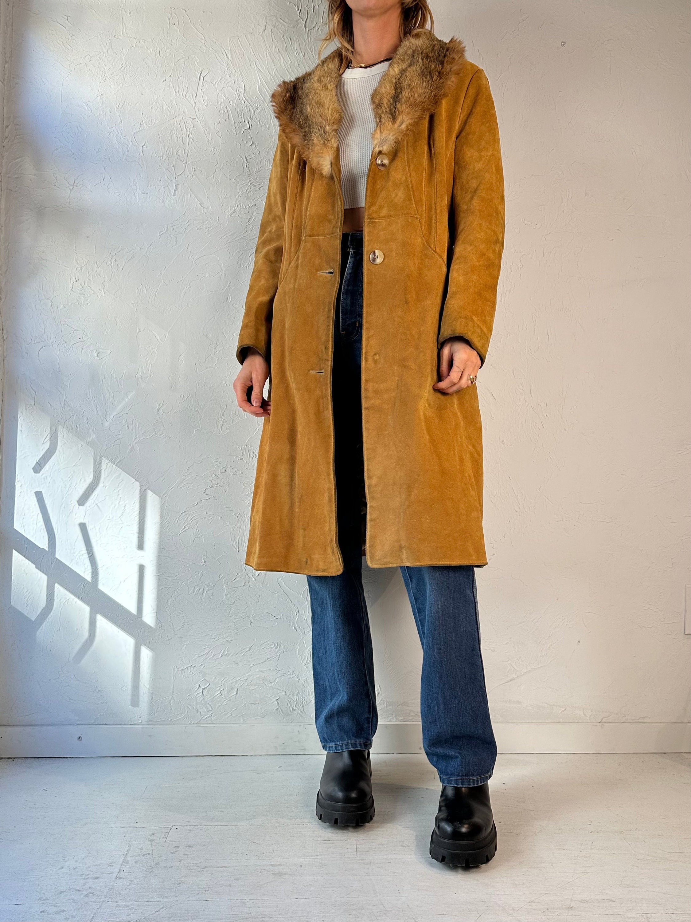 ジャケット・アウター FUGA Fake suede leather trench coat 61SApN+X2HL._UY1000_.jpg