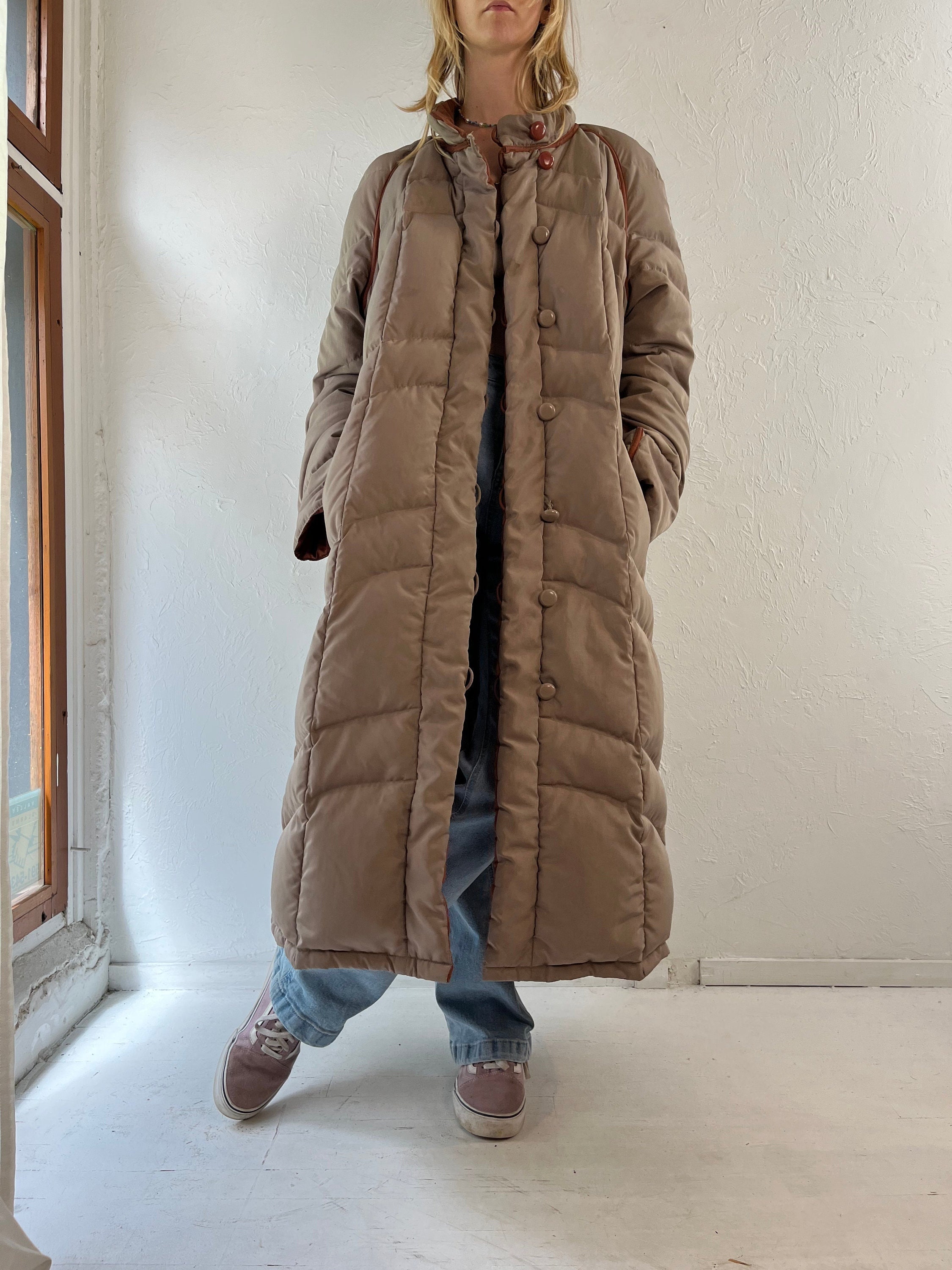 full length puffa jacket
