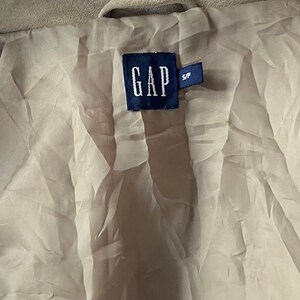 90s 'Gap' Tan Suede Jacket / Small