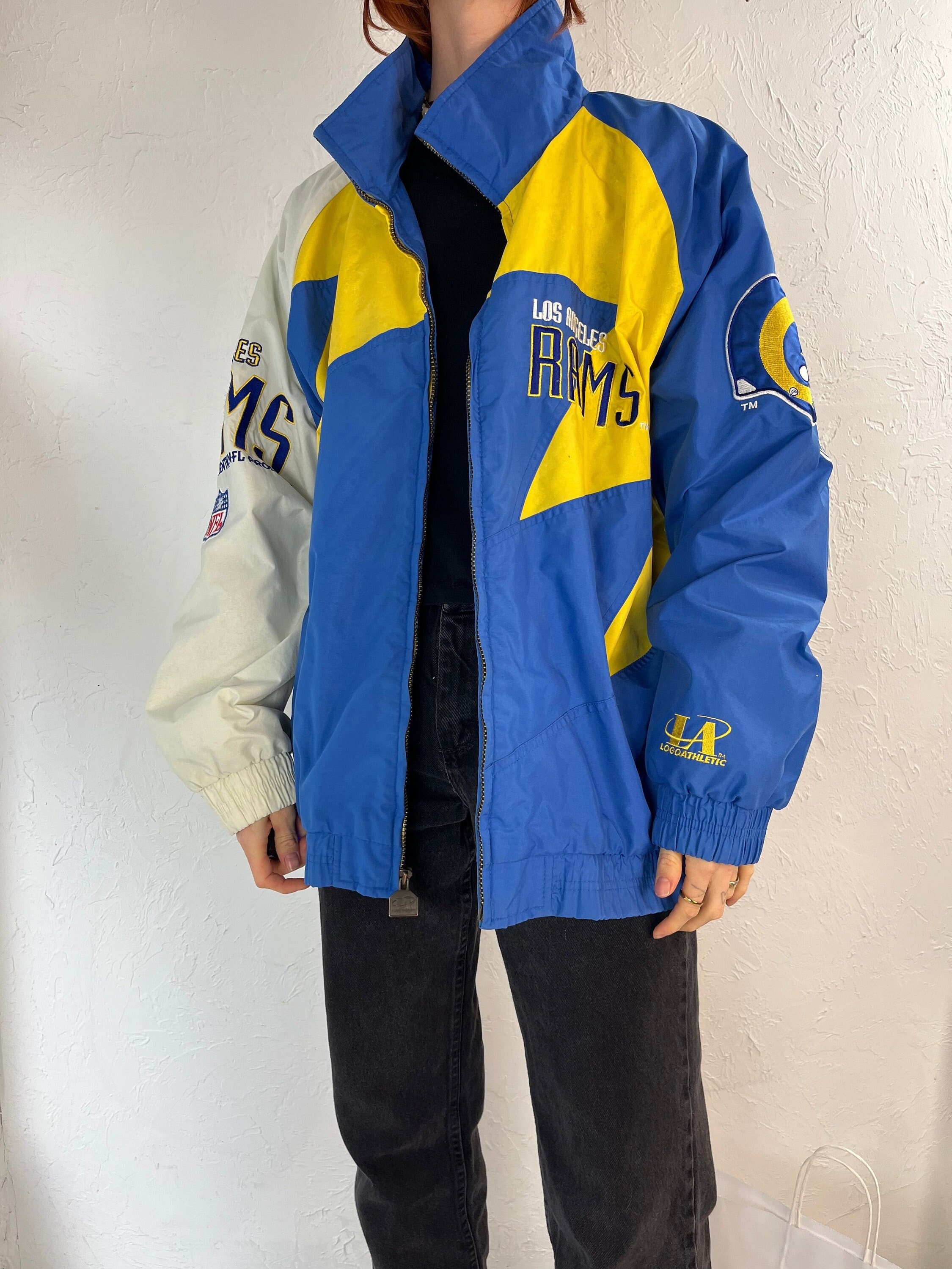 St. Louis Rams: 1990's Blackout Leather Proline Fullzip Starter