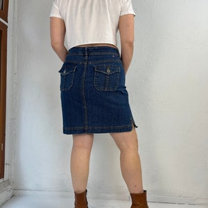 Y2K &#39;Tommy Hilfiger&#39; Denim Midi Skirt / Large