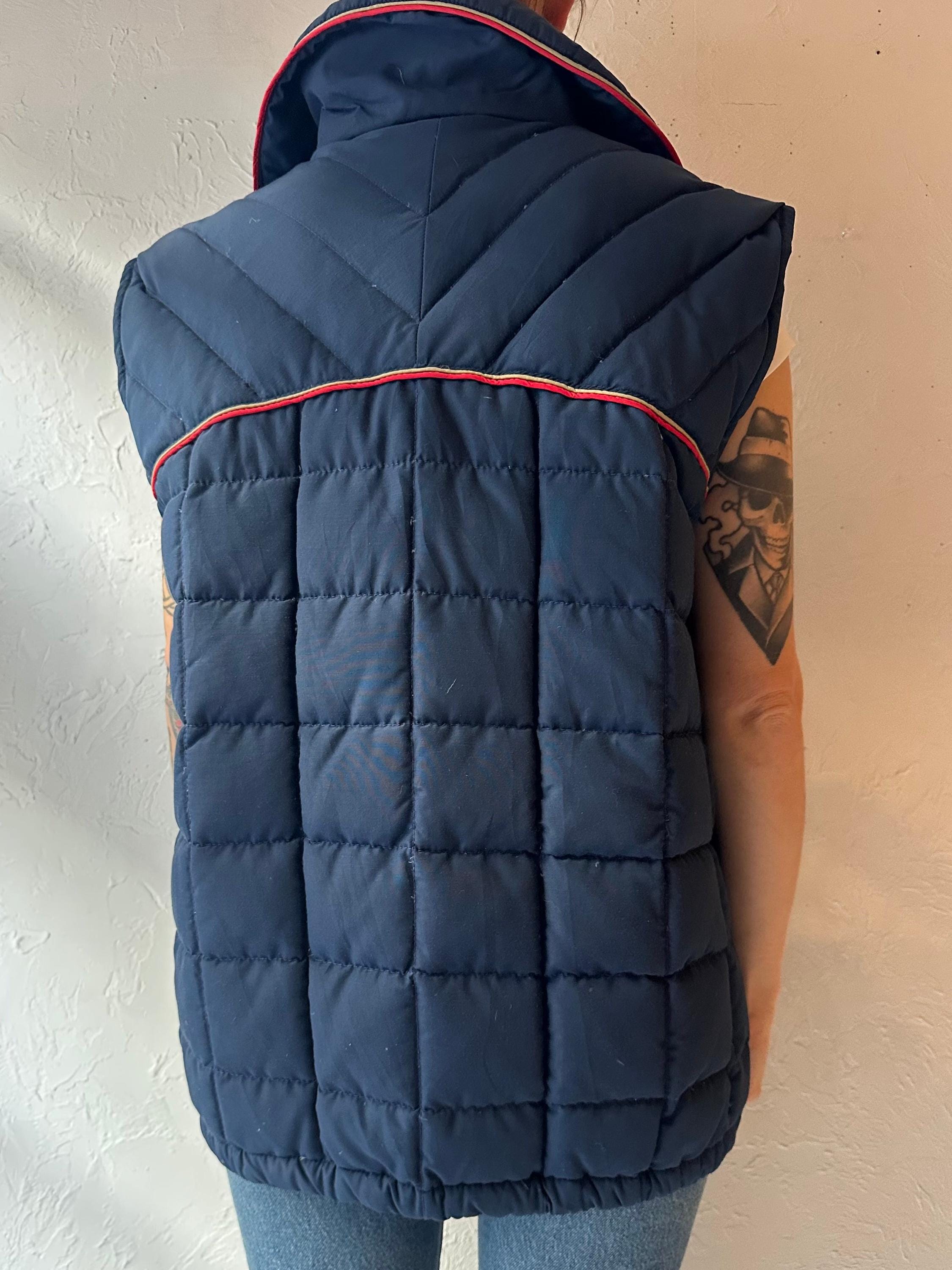 80年代「エディー・バウアー」キルティングダウンベスト / ミディアム